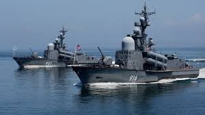 Tuần dương hạm tên lửa của Hạm đội Thái Bình Dương Nga.