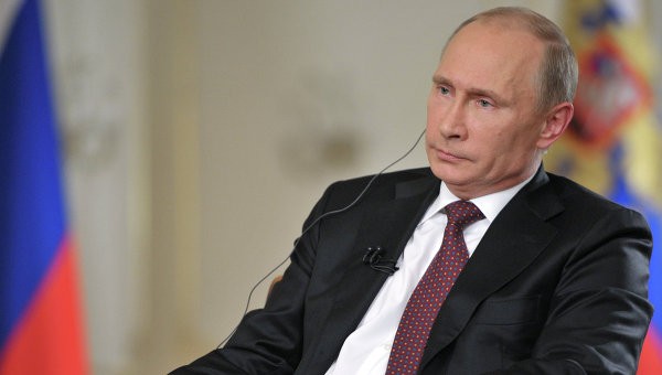 Tổng thống Putin trong buổi trả lời phỏng vấn với AP và kênh First Channel của Nga.