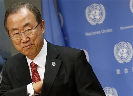 Tổng thư ký LHQ Ban Ki-moon.