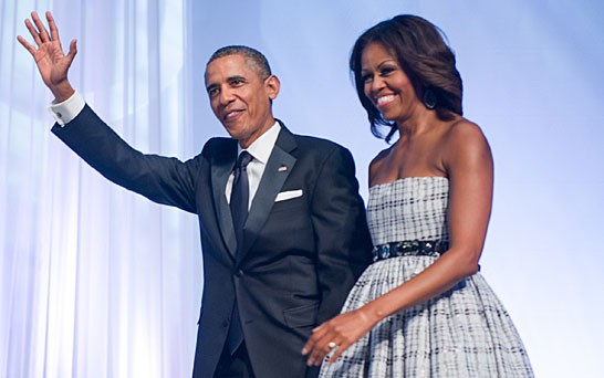 Tổng thống Mỹ Barack Obama và đệ nhất phu nhân Michelle Obama.