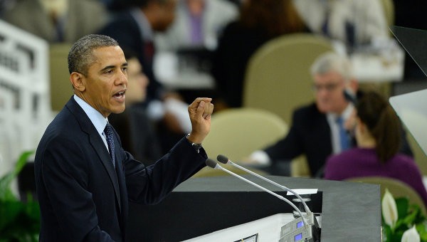 Tổng thống Mỹ Barack Obama tại Đại hội đồng LHQ hôm 24.9.