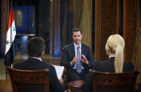 Tổng thống Assad tham gia phỏng vấn với đài truyền hình Thổ Nhĩ Kỳ.