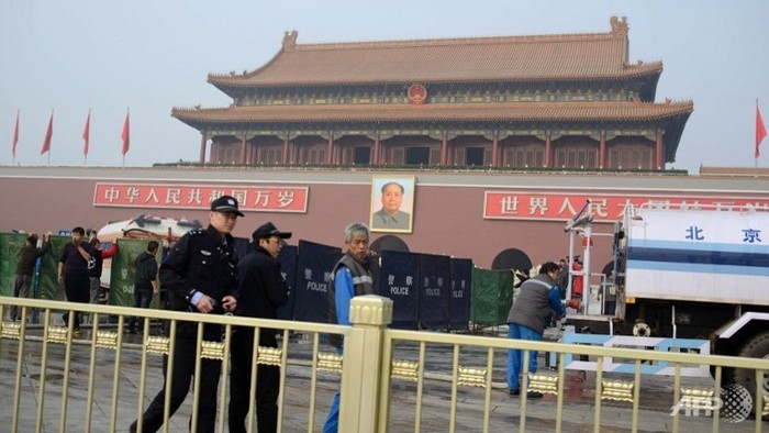 Hiện trường vụ tấn công khủng bố tại Thiên An Môn