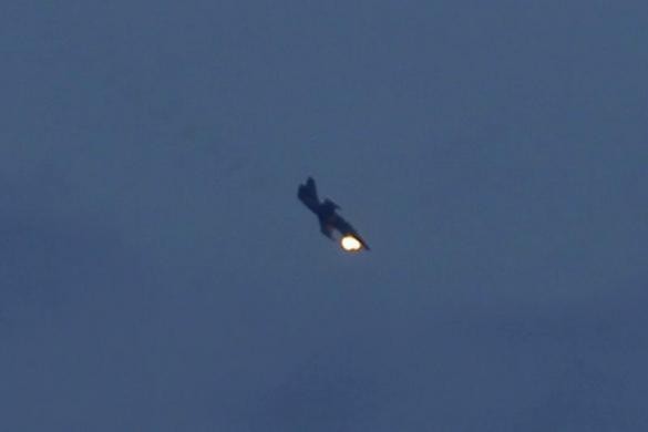 Máy bay của quân đội Syria không kích các mục tiêu.
