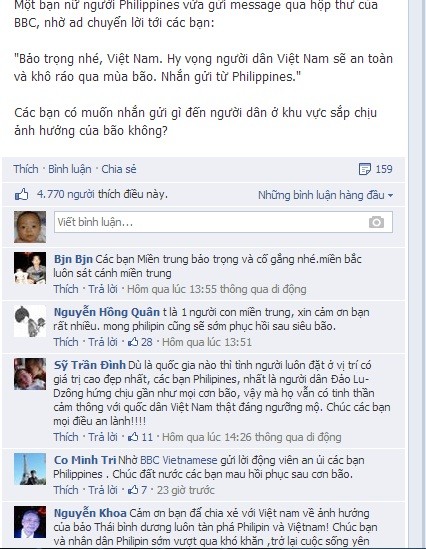 Thông điệp cảm ơn của người dân Việt Nam trước tấm chân tình vô cùng xúc động từ bạn bè Philippines.