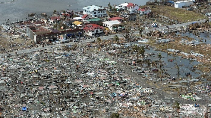 Một góc thành phố Tacloban.