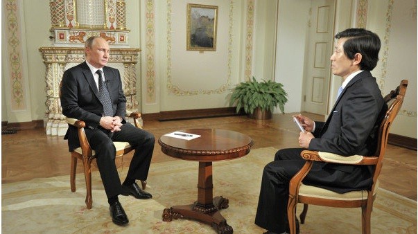 Tổng thống Putin trả lời phỏng vấn đài KBS trước thềm chuyến thăm Hàn Quốc.