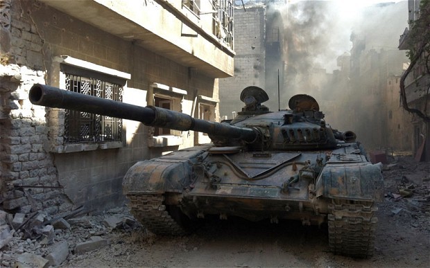 Xe tăng quân đội Syria, hình minh họa.