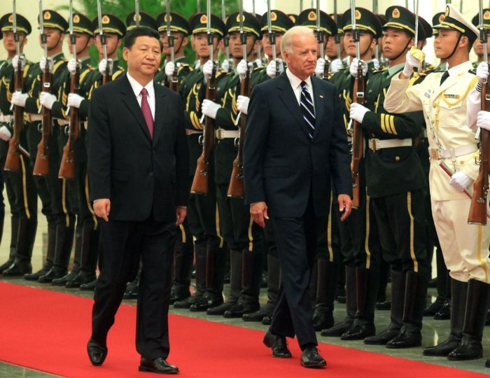Phó Tổng thống Mỹ Joe Biden từng đi thăm Trung Quốc khi ông Tập Cận Bình còn là Phó chủ tịch nước.