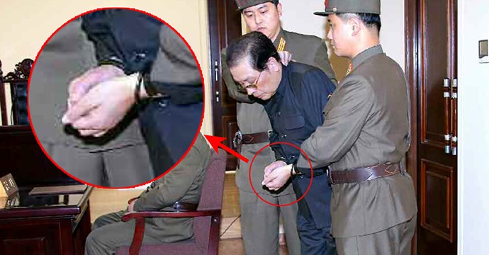 Hình ảnh phân tích cho thấy những dấu hiệu bất thường có thể Jang Song-thaek đã bị tra tấn trước phiên tòa.