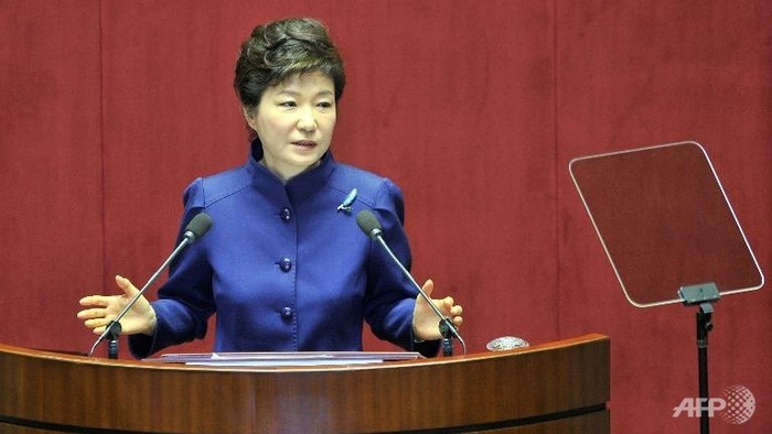 Tổng thống Hàn Quốc Park Geun Hye.