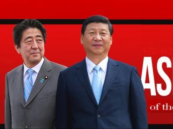 Thủ tướng Nhật Bản Shinzo Abe và Chủ tịch Trung Quốc Tập Cận Bình