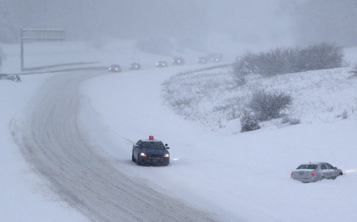 Fargo, North Dakota nơi nhiệt độ giảm xuống -21 độ C.