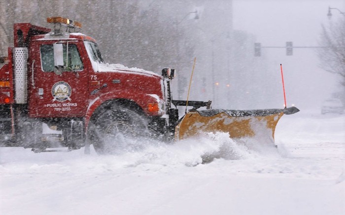 Những chiếc xe dọn tuyết đã phải làm việc hết công suất trong những ngày qua để đảm bảo giao thông được thông suốt tại Missouri.