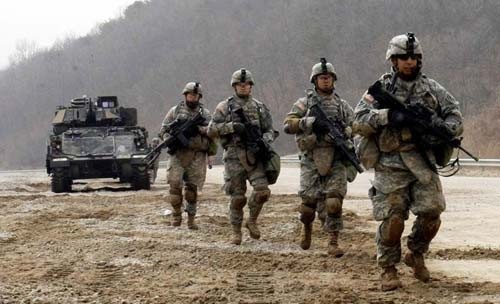 Lực lượng Mỹ tham gia tập trận tại Hàn Quốc.