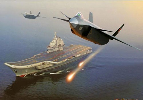 Sức mạnh của tàu sân bay Trung Quốc chỉ bằng 1/3 sức mạnh so với tàu sân bay Mỹ.