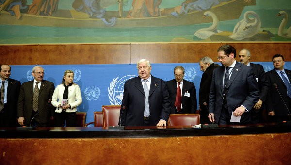 Các đại biểu tham gia đàm phán Geneva II tại Geneva