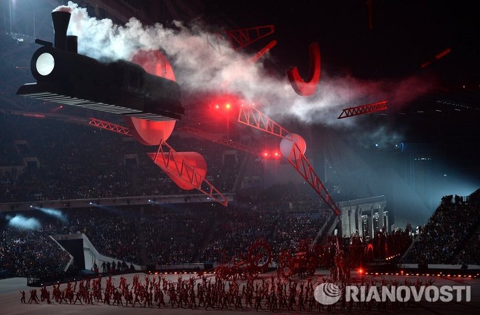 Tái hiện lịch sử nước Nga trong đêm khai mạc Olympic Sochi.