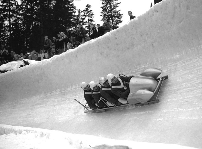 Đội đua của Đức tại Thế vận hội mùa đông ở Na Uy năm 1952.
