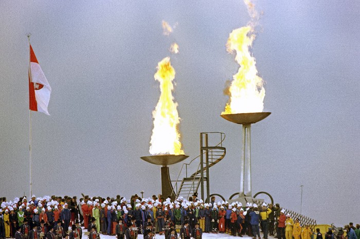 Lễ khai mạc Thế vận hội Mùa đông năm 1976.
