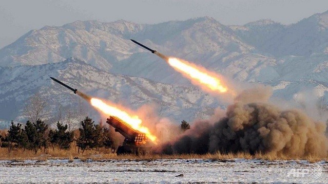 Tên lửa được bắn từ một địa điểm bí mật ở Triều Tiên.