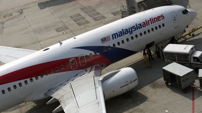 Một chiếc máy bay của hãng hàng không Malaysia Airlines
