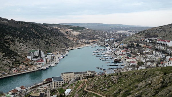 Một thị trấn ven biển trên bán đảo Crimea.
