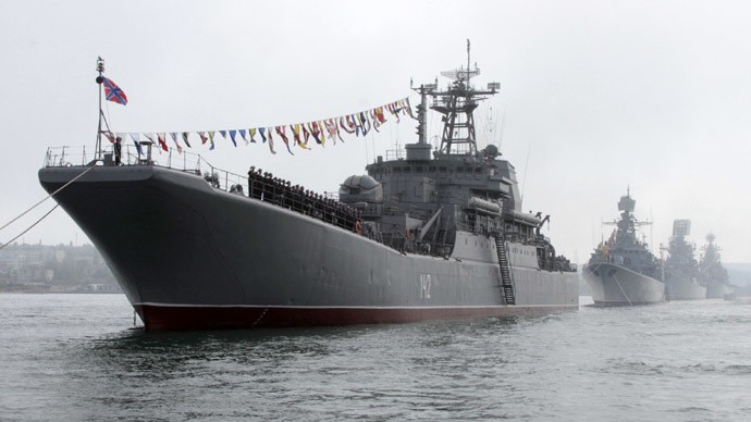 Chiến hạm của Hạm đội Biển Đen Nga.