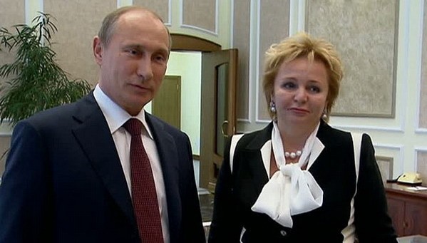 Tổng thống Putin và bà Ludmila.