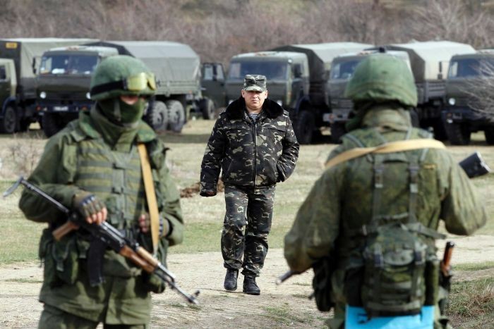 Quân đội Nga tại Crimea.