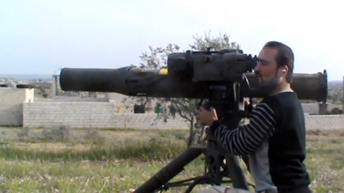Quân nổi dậy Syria sử dụng vũ khí chống tăng tiên tiến của Mỹ.