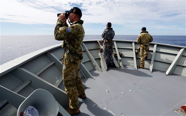 Hải quân Úc tìm kiếm chiếc máy bay mất tích.
