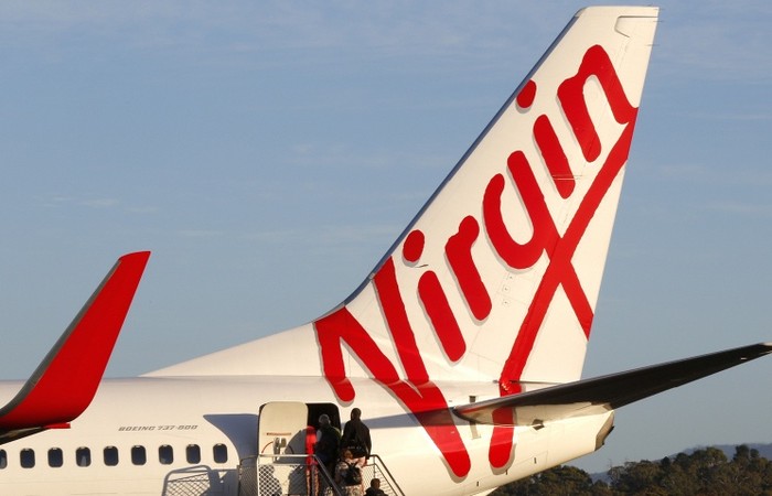 Máy bay của hãng hàng không Virgin Australia.