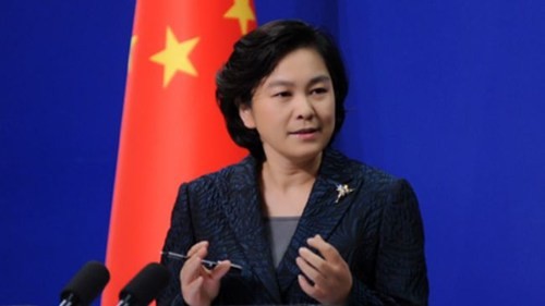 Phát ngôn viên của Bộ Ngoại giao Trung Quốc Hoa Xuân Oánh