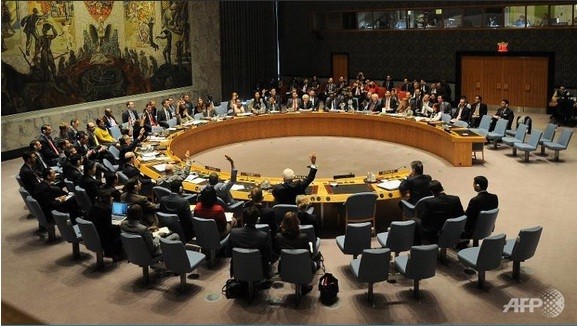 Phiên họp Hội đồng Bảo an Liên Hợp Quốc.