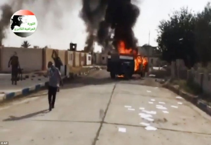 Các cuộc giao tranh dữ dội tại một trạm kiểm soát bên ngoài thành phố Tikrit