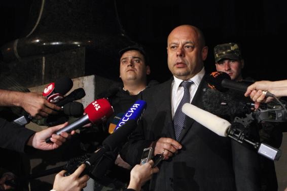 Bộ trưởng Năng lượng Ukraina Yuri Prodan phát biểu sau cuộc đàm phán thất bại.