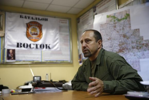 Alexander Khodakovsky trong một cuộc phỏng vấn ngày 8/7/2014 tại Donetsk.