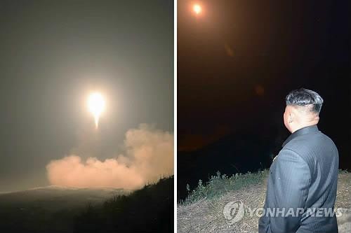 Nhà lãnh đạo Triều Tiên Kim Jong-un giám sát cuộc tập trận bắn tên lửa nhắm mục tiêu vào căn cứ Mỹ tại Hàn Quốc.