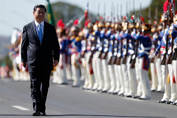 Chủ tịch Trung Quốc Tập Cận Bình thăm Brazil.