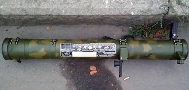 Vũ khí Ukraine tuyên bố tịch thu của nhóm người bị bắt giữ.