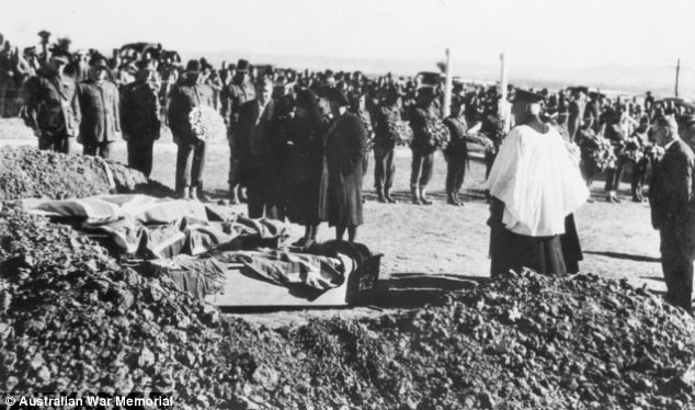Lễ an táng 4 binh sĩ Úc thiệt mạng trong cuộc vượt ngục của tù nhân Nhật Bản.