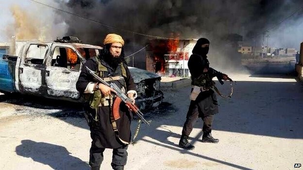 Các chiến binh khủng bố IS.
