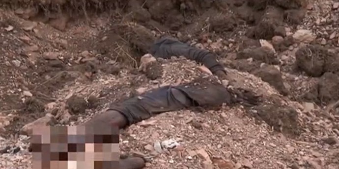 Những thi thể được tìm thấy trong các bãi chôn lấp nghi ngờ do quân đội Ukraine tạo ra ở Donetsk.