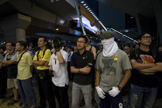 Người biểu tình Hồng Kông.
