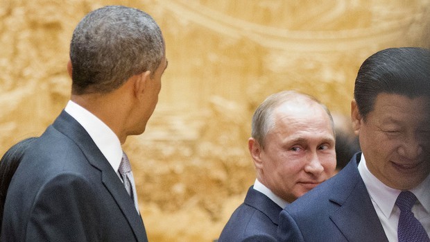 Cuộc khủng hoảng ở Ukraine dường như đã có chút tác động đến cách thể hiện mối quan hệ giữa ông Putin và ông Obama tại Hội nghị APEC.