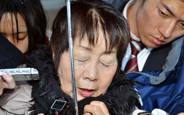Chisako Kakehi khi bị bắt.