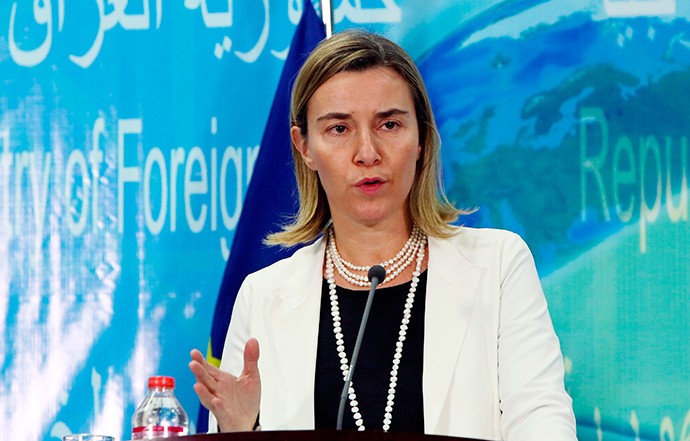 Bà Federica Mogherini - đại diện phụ trách chính sách đối ngoại của EU.
