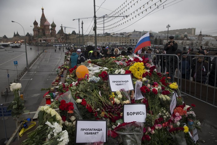 Địa điểm Nemtsov bị sát hại.