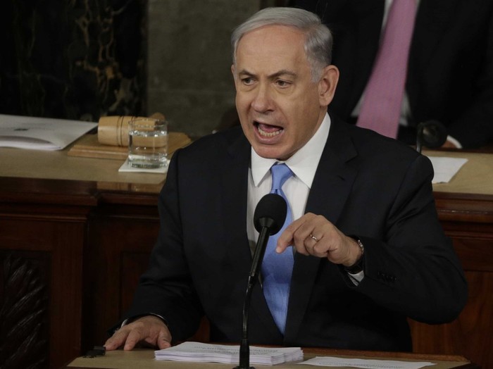 Thủ tướng Israel Benjamin Netanyahu phát biểu trước Quốc hội Mỹ.